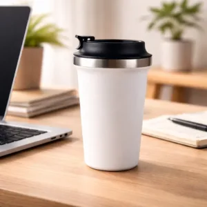 Stainless Steel Thermal Mug with Leak-Proof Lid – 500ml