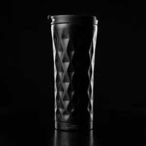 Stainless Steel Black Thermal Mug – 500 ML