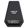 4-in-1 Digital Alarm Clock Wireless Charging Speaker – Bluetooth 5.1 Bedside Speaker with 15W Fast Charger & Mobile Stand