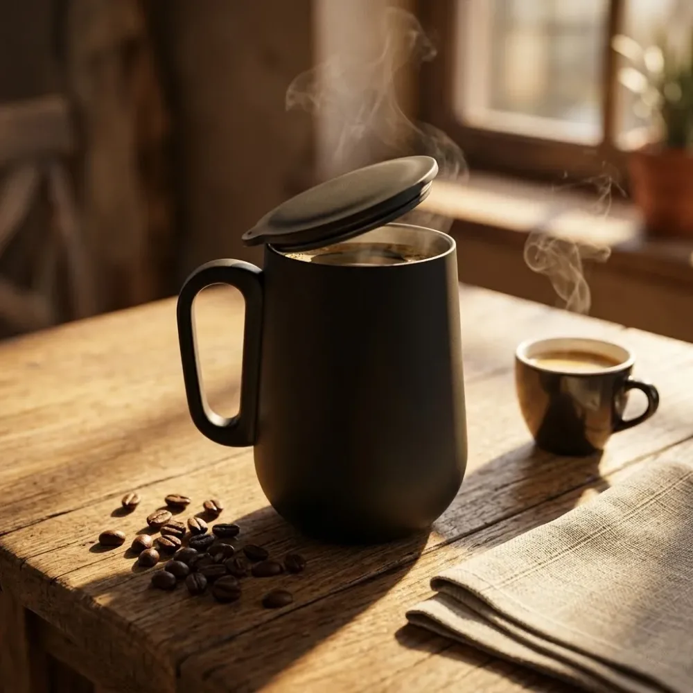 Premium 270ml Stainless Steel Thermal Mug – Vacuum Insulated, Odor-Free Design