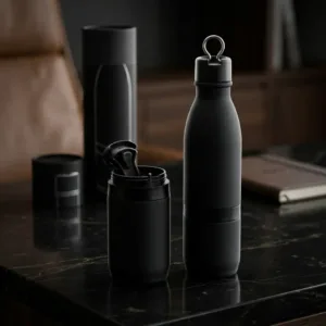 Premium 800ML Stainless Steel Thermal Water Bottle – Vacuum Insulated, Leak-Proof Lid with Rin