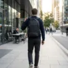 Premium Black Laptop Backpack – Multi-Compartment, Shockproof & Water-Resistant