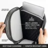 Premium Black Laptop Backpack – Multi-Compartment, Shockproof & Water-Resistant