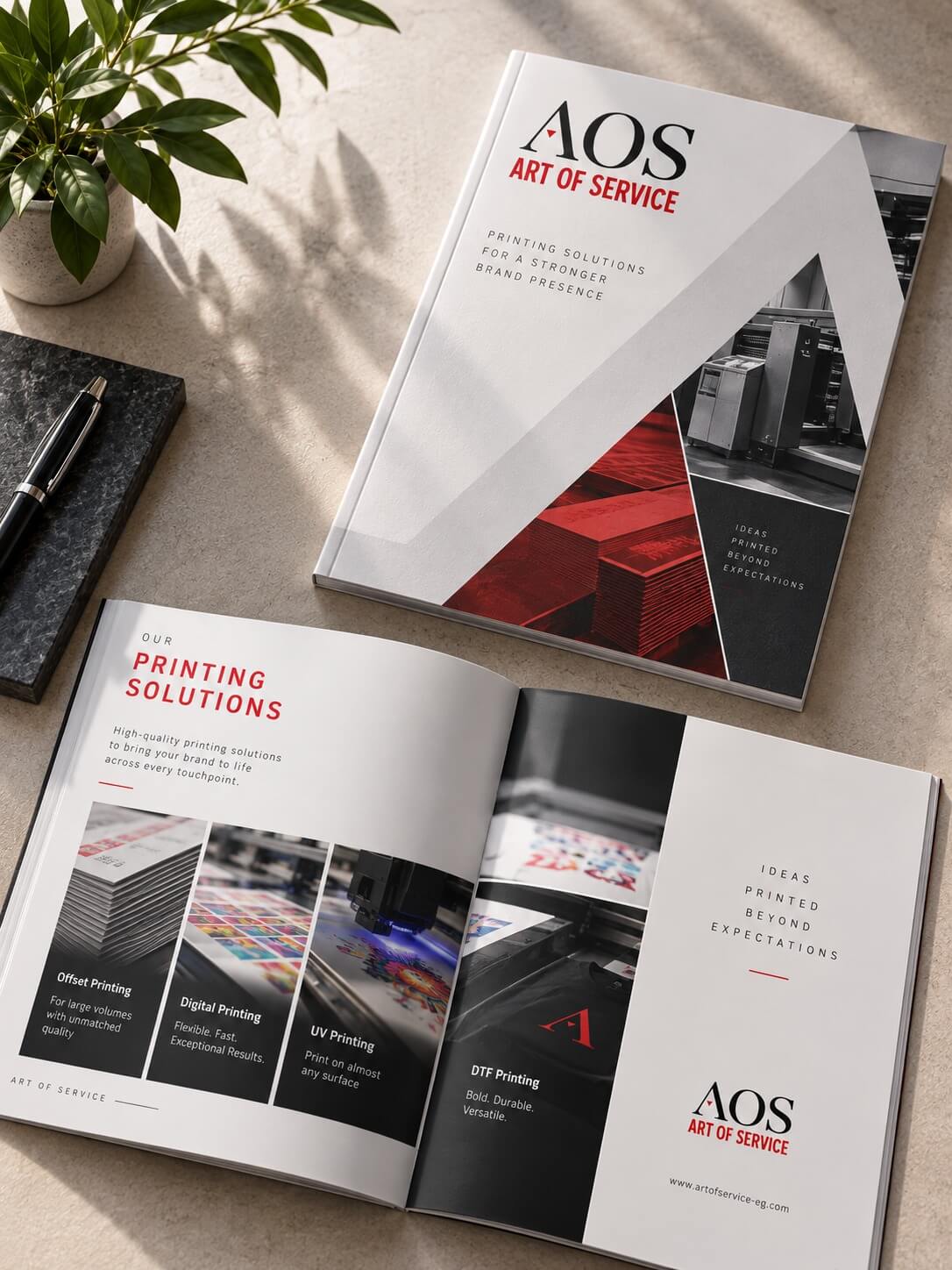 Brochures and catalogues printing