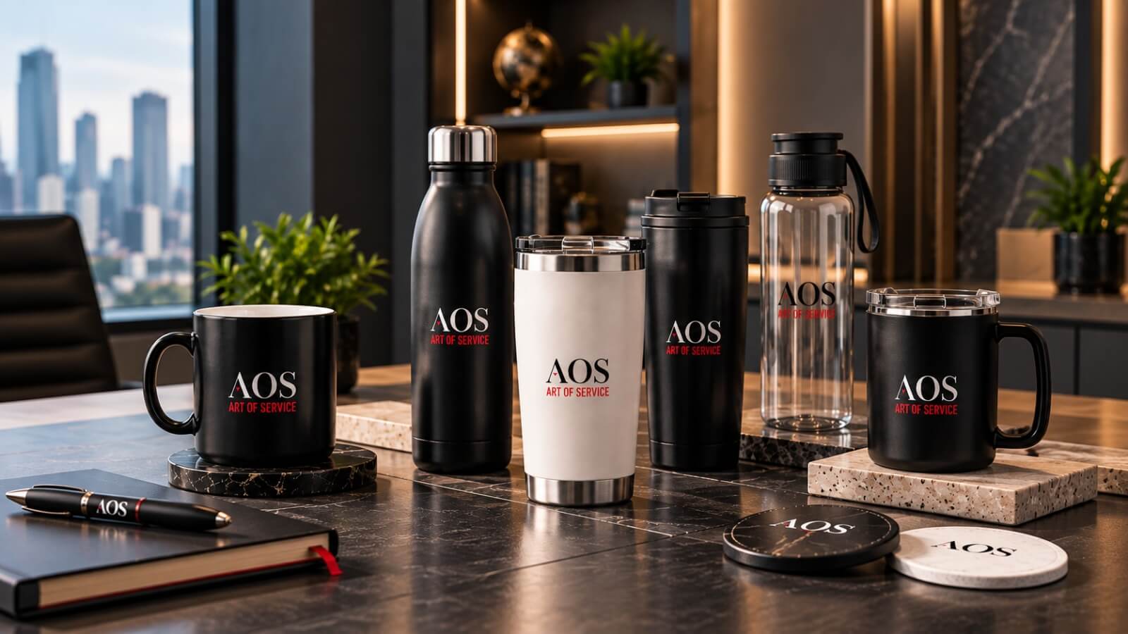 Corporate drinkware