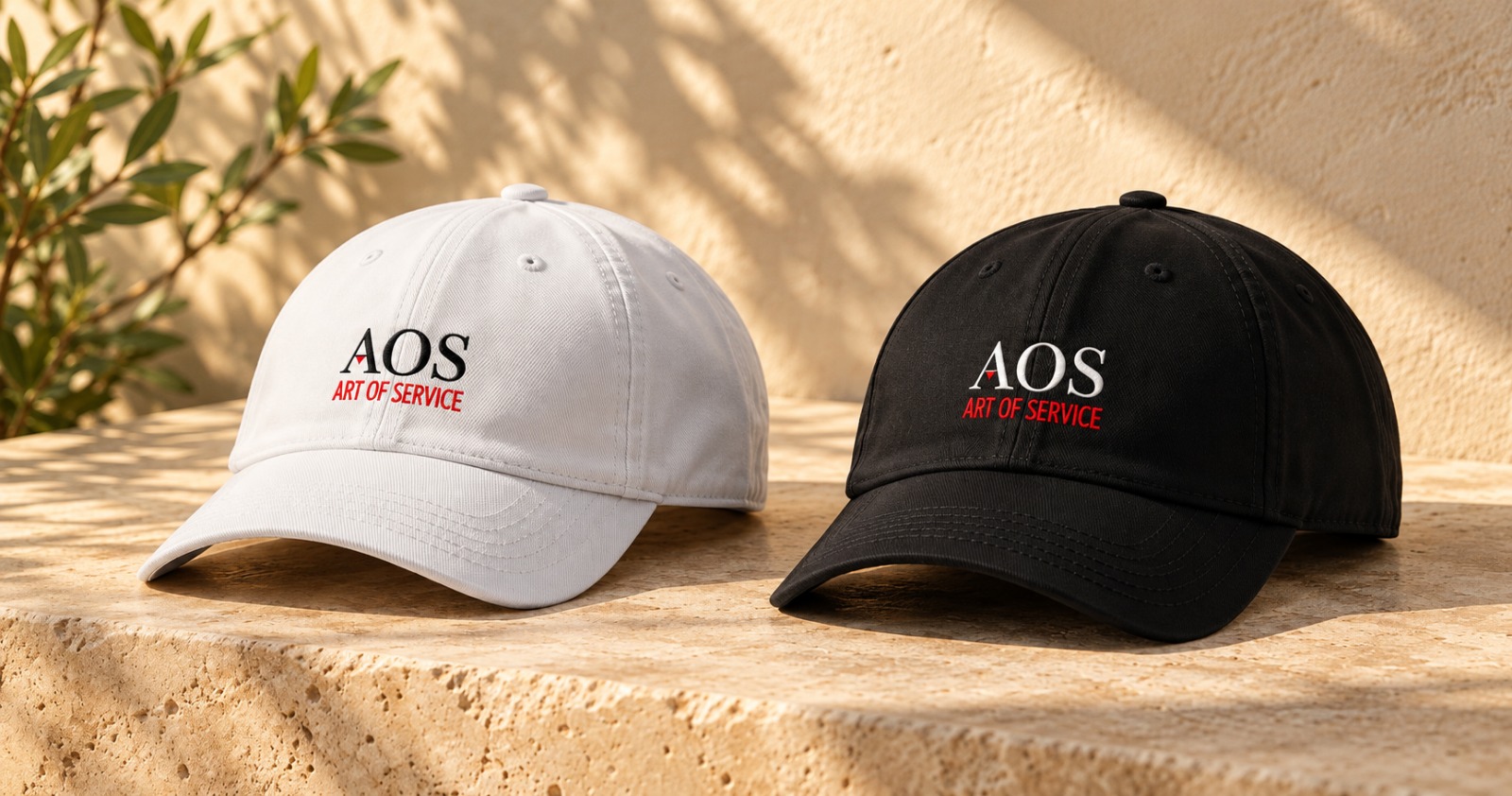 Custom branded caps