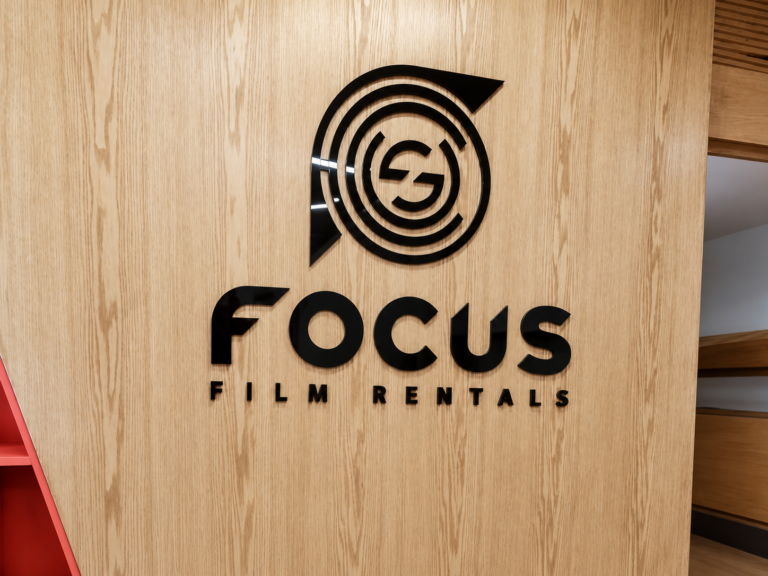 Focus Film Rentals office branding